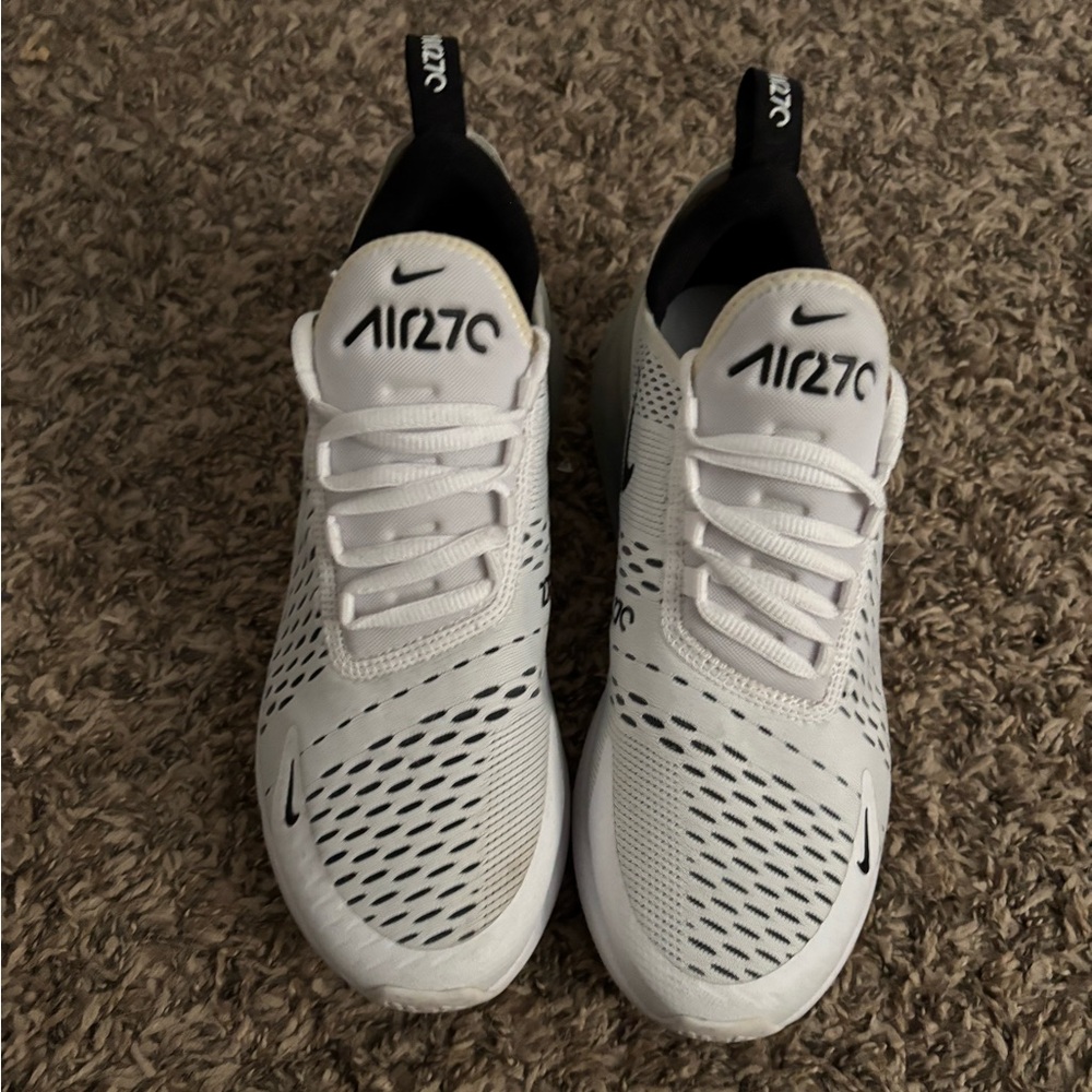Nike Air 270 White and Black Sneakers